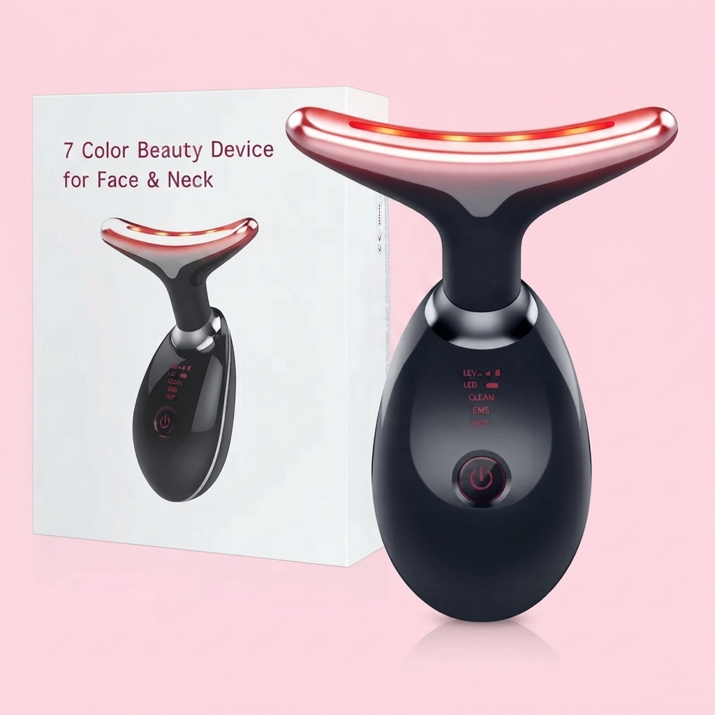 Physio Soma™ 7-in-1 LED Facial Sculptor & Lymphatic Drainage Device