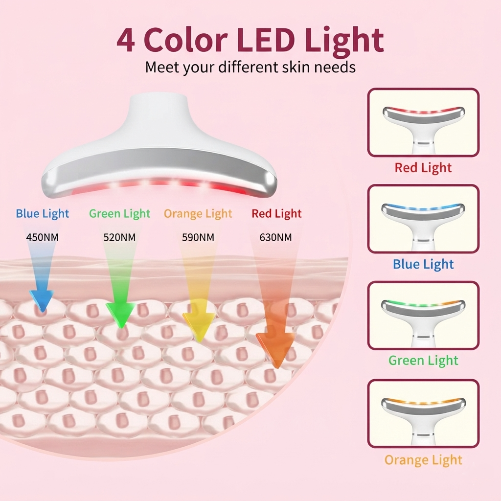 Physio Soma™ 7-in-1 LED Facial Sculptor & Lymphatic Drainage Device
