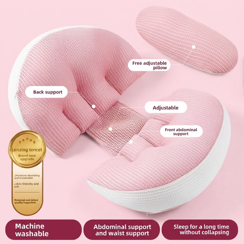 Physio Soma™ 3-in-1 Pregnancy Pillow for Sleep