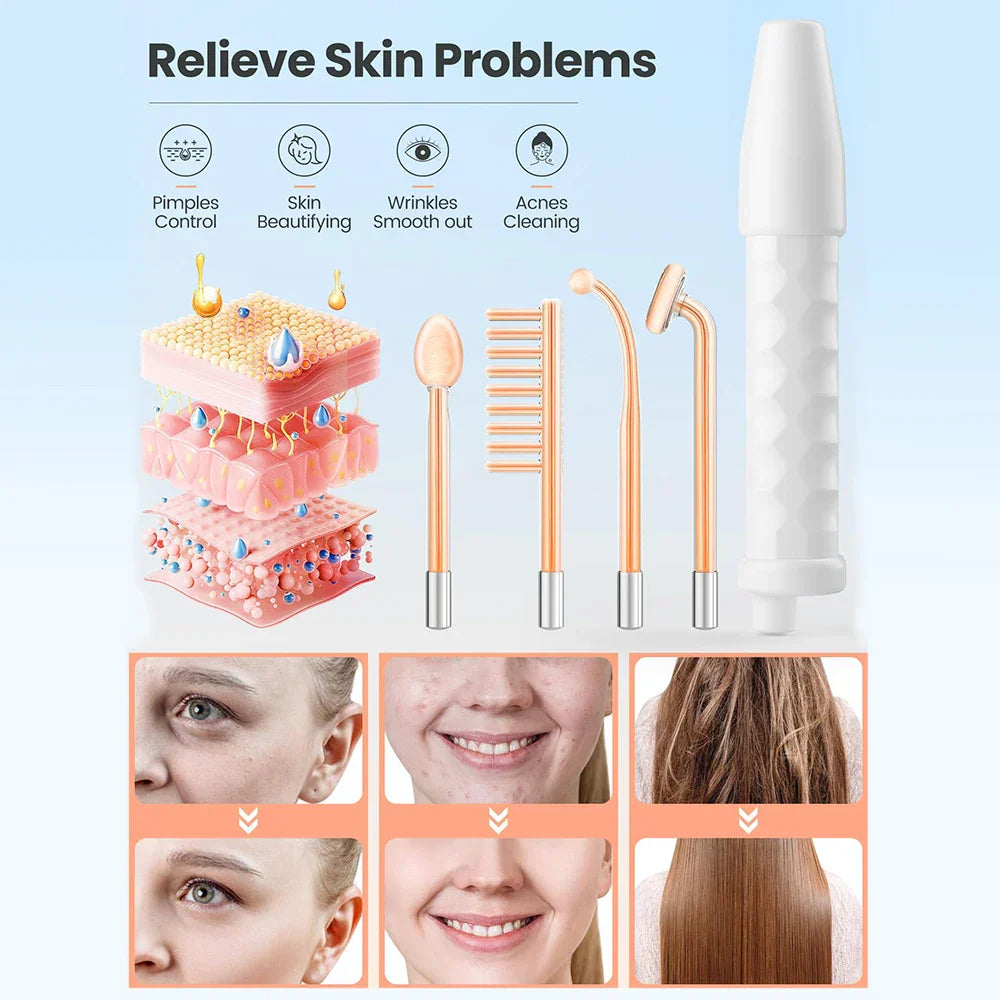 Physio Soma™ BeautyPro 2.0 High-Frequency Dermal Wand