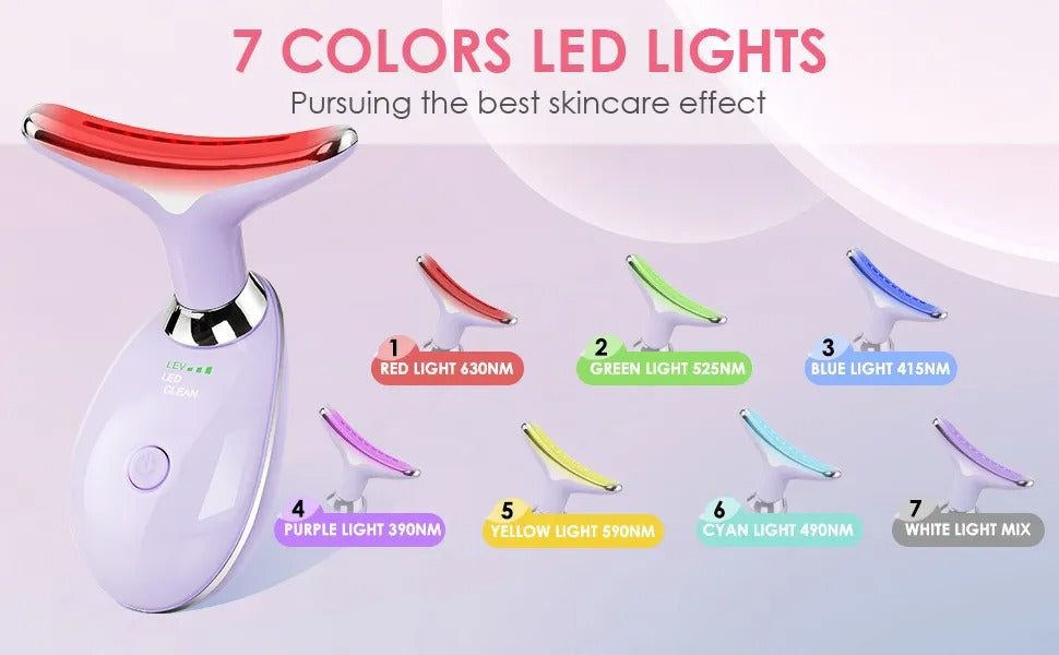Physio Soma™ 7-in-1 LED Facial Sculptor & Lymphatic Drainage Device